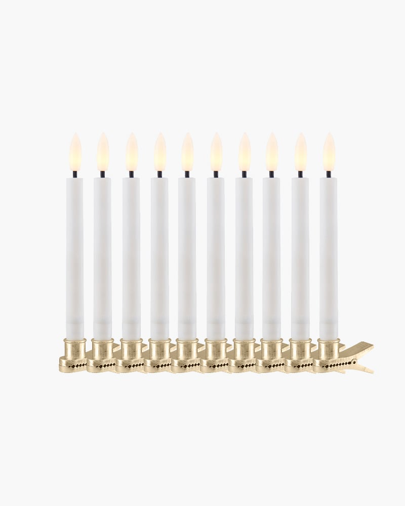 Magische Kerstkriebels - Sirius Sille Kalenderkaars Kerstbomen Set