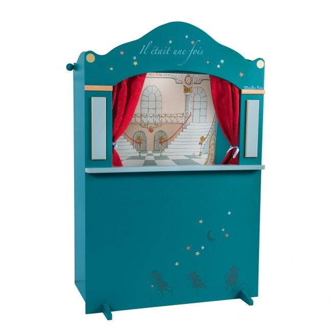Betoverend Houten Poppentheater - Magisch Rollenspel voor Kids