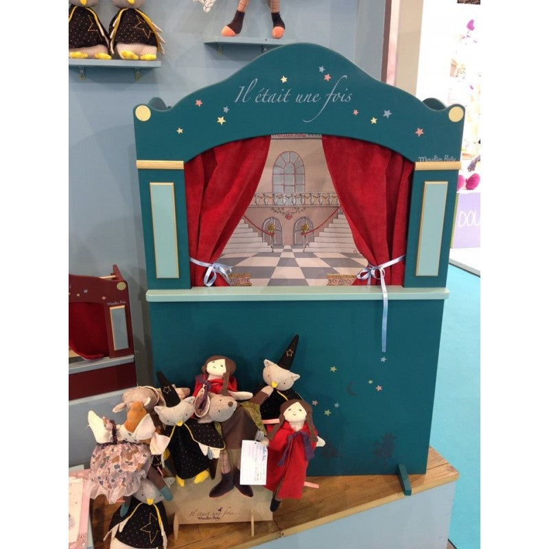 Betoverend Houten Poppentheater - Magisch Rollenspel voor Kids