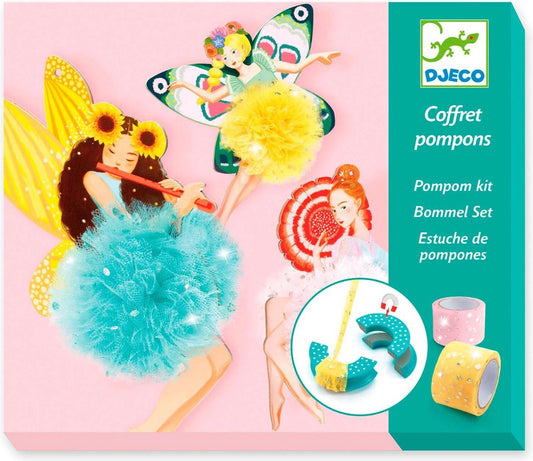 Laat je innerlijke feeënprinses stralen met Djeco's Pompon Feeën DIY Set