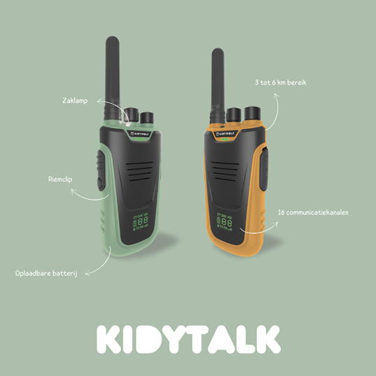 Avonturiers Walkie Talkies - Verbindend Blauw-Rood