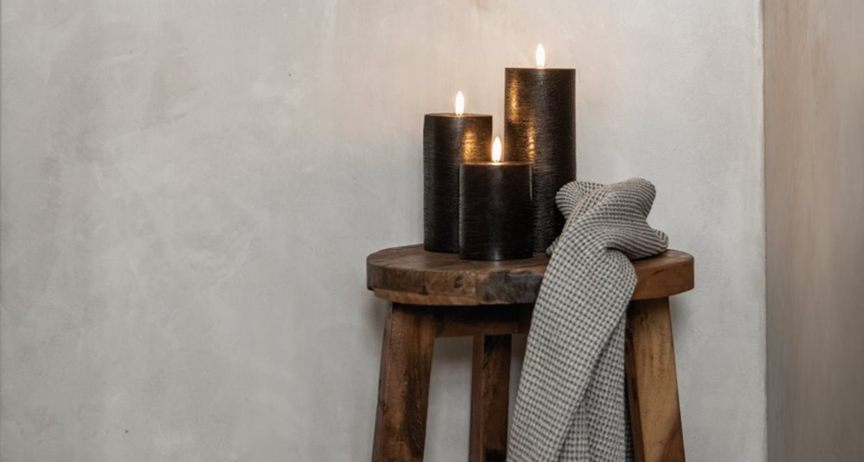 Betoverende Uyuni LED Pillar Kaars - Creëer Magie in Huis