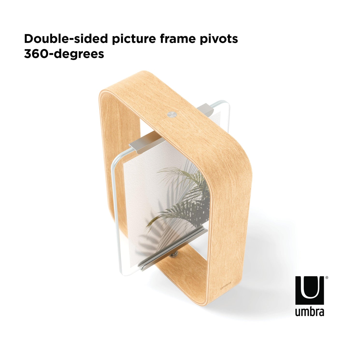 Umbra Bellwood Fotokader 13x18 cm – Naturel Hout (Staand model)