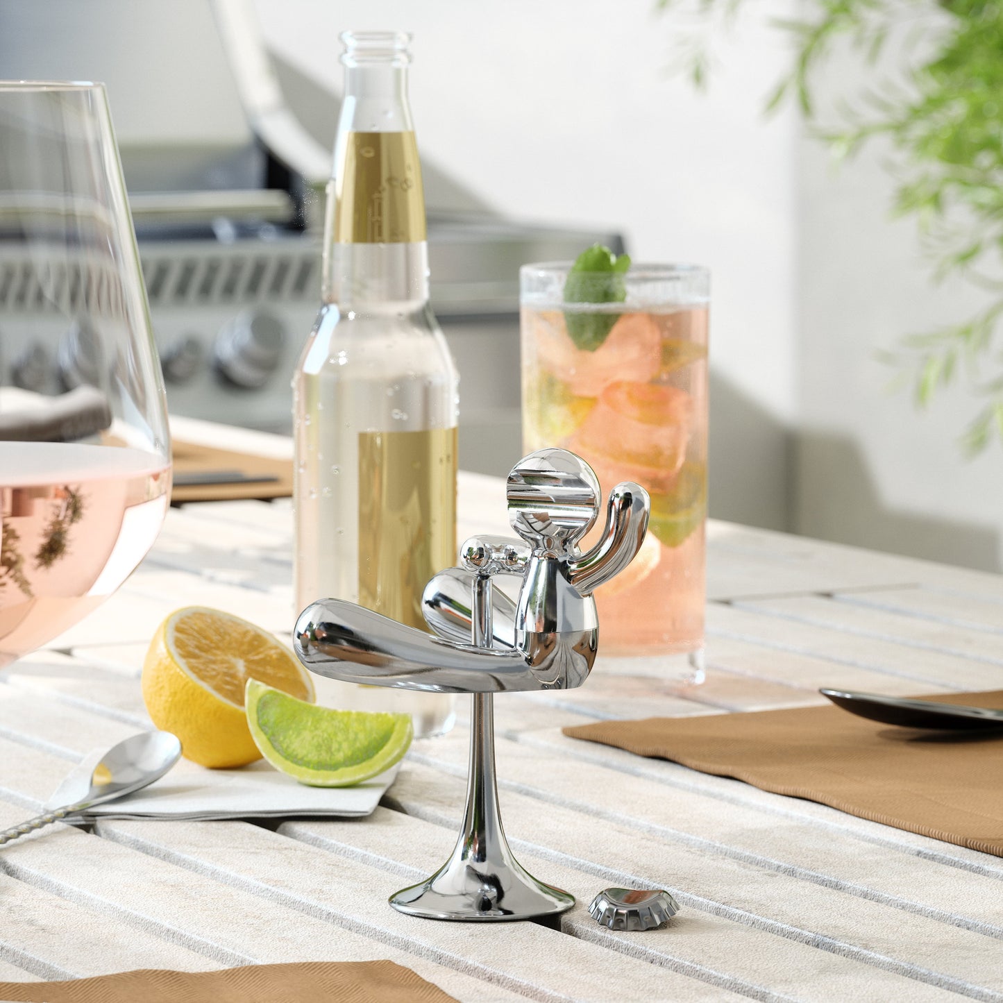 Umbra Rodeo Buddy Flesopener – Zwart/Chroom