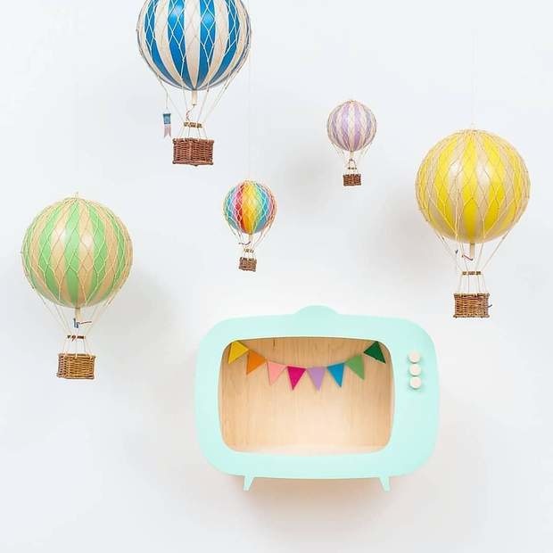 Regenboog Reisballon Avontuur - Rainbow Dreams 42 cm