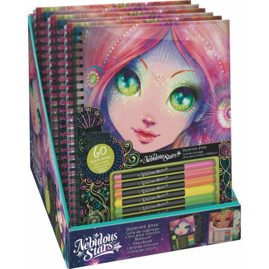 Magische avonturen met Hazelia - Nebulous Stars Kleurboek voor Zwarte Pagina's