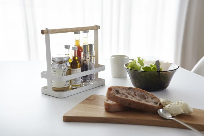 Yamazaki Kruidenrek Tosca Wit - Een Stijlvolle Must-Have voor je Keuken