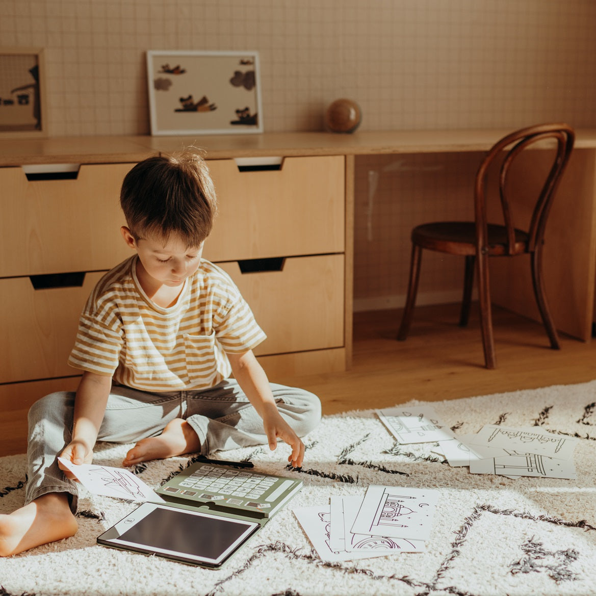 Kidywolf Kidydraw-mini – draagbaar tekenttablet - dieren