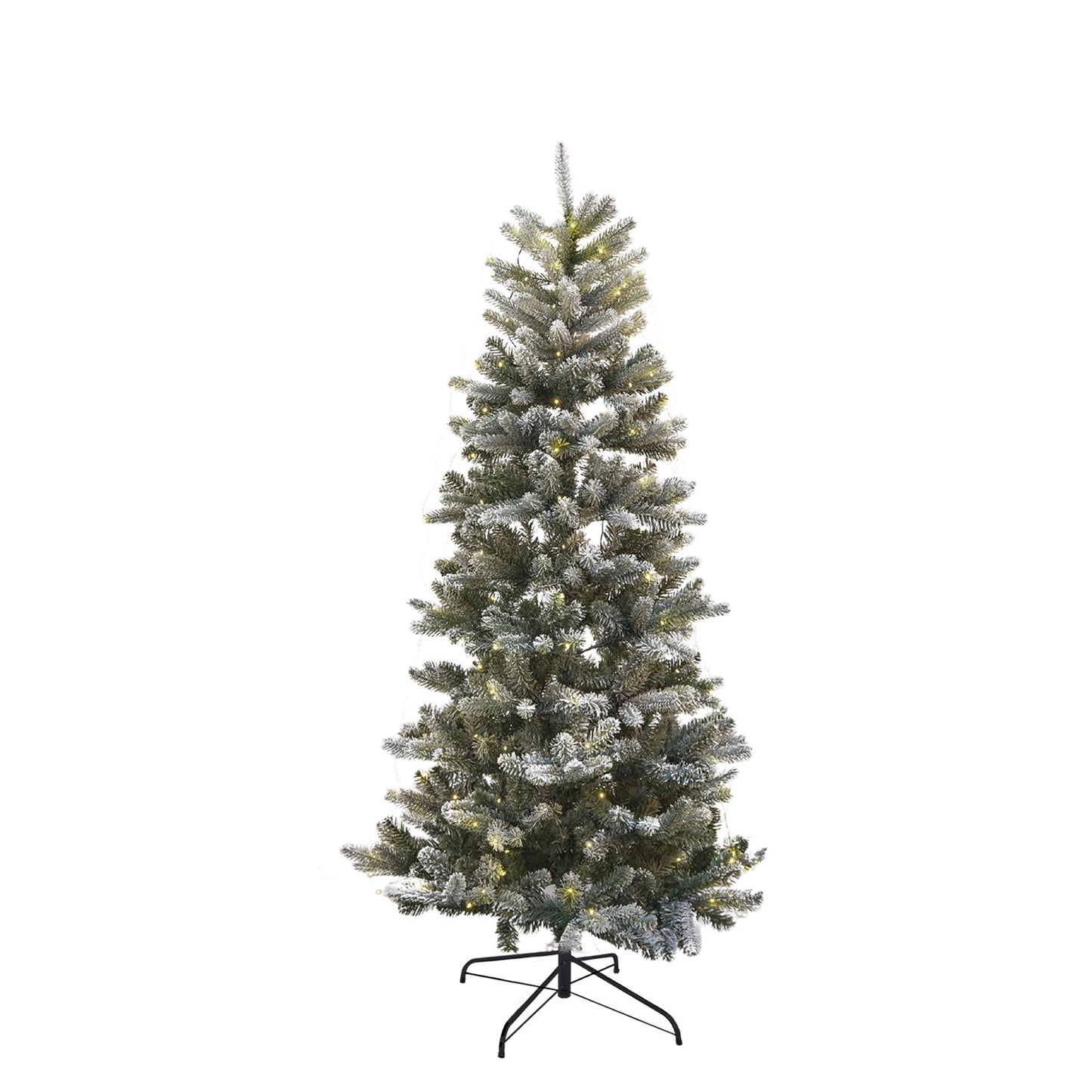 Sirius Elias kerstboom 1,5 m, groen/sneeuw - 195 LED