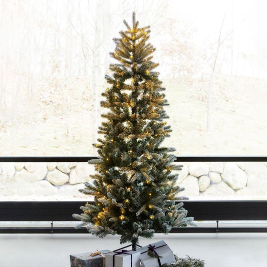 Sirius Elias kerstboom 1,8 m, groen/sneeuw - 234 LED's
