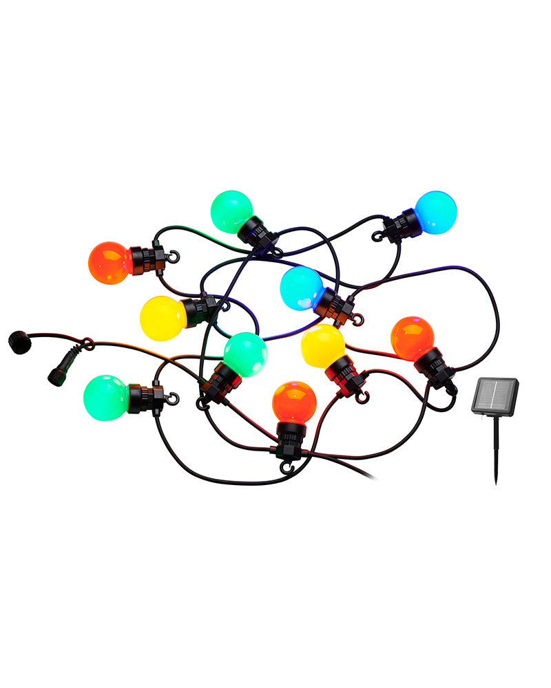 Sirius Lucas Solar Lichtslinger – 10 Multicolour LED Lampjes (Starterset)