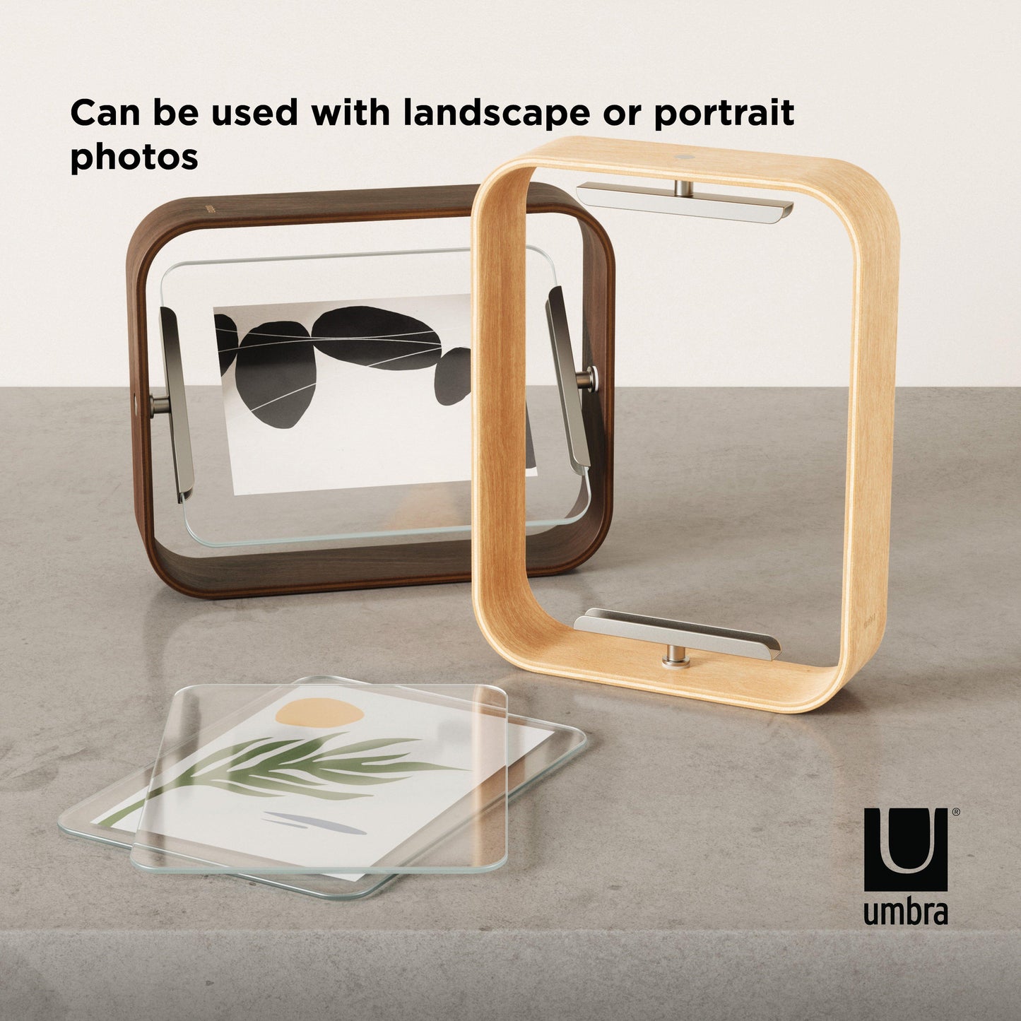 Umbra Bellwood Fotokader 13x18 cm – Naturel Hout (Staand model)