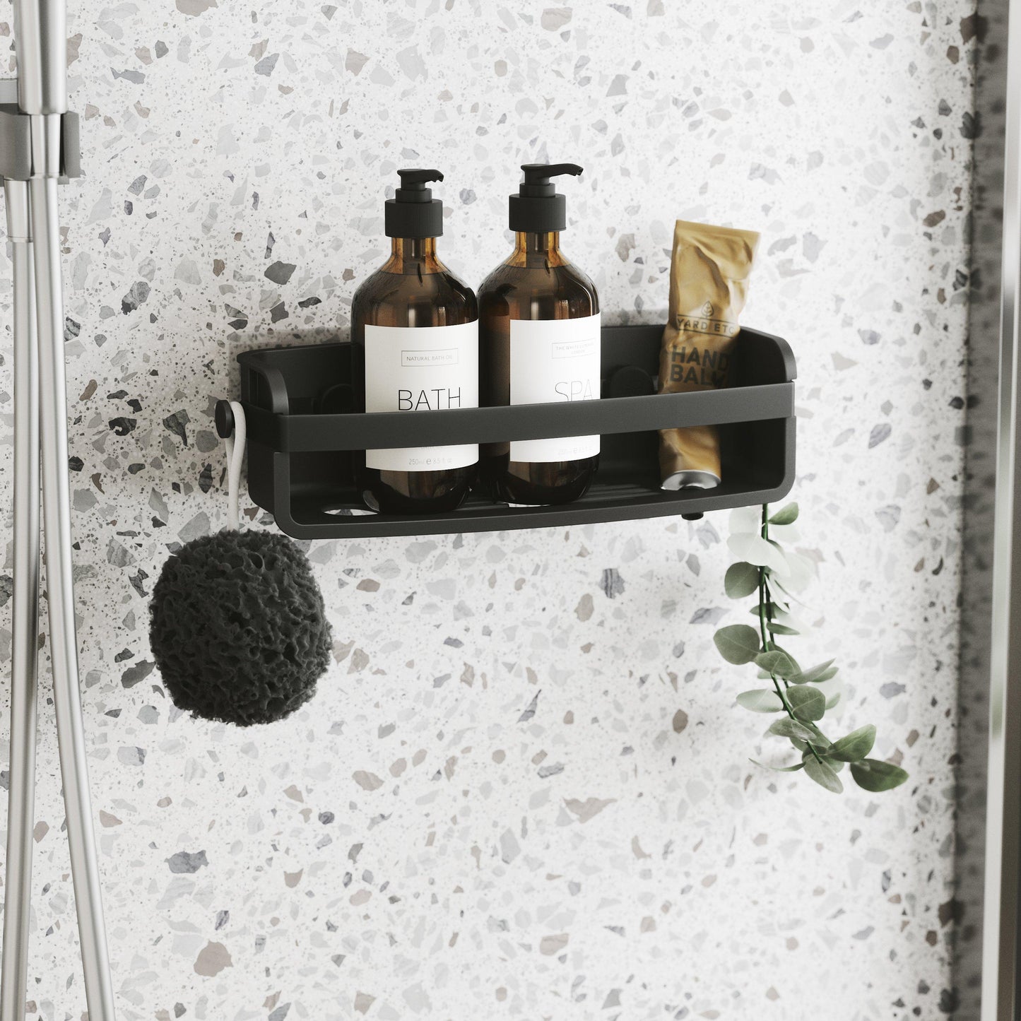 Umbra Flex Adhesive Bin – Zwart